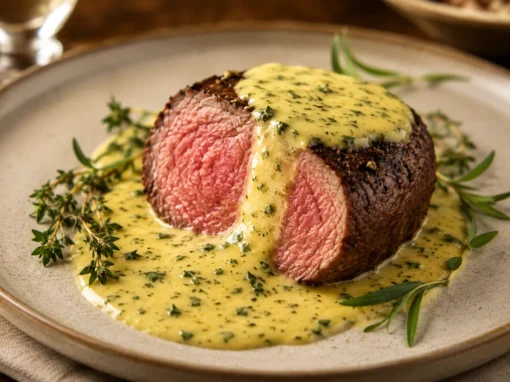 Chateaubriand mit Sauce béarnaise Chateaubriand mit Sauce béarnaise