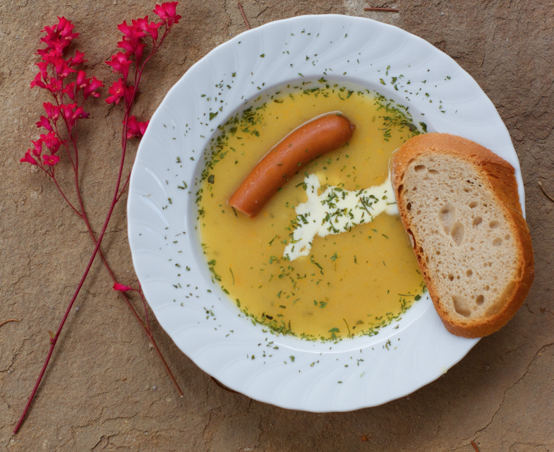 Kartoffelsuppe, Grumbeersupp