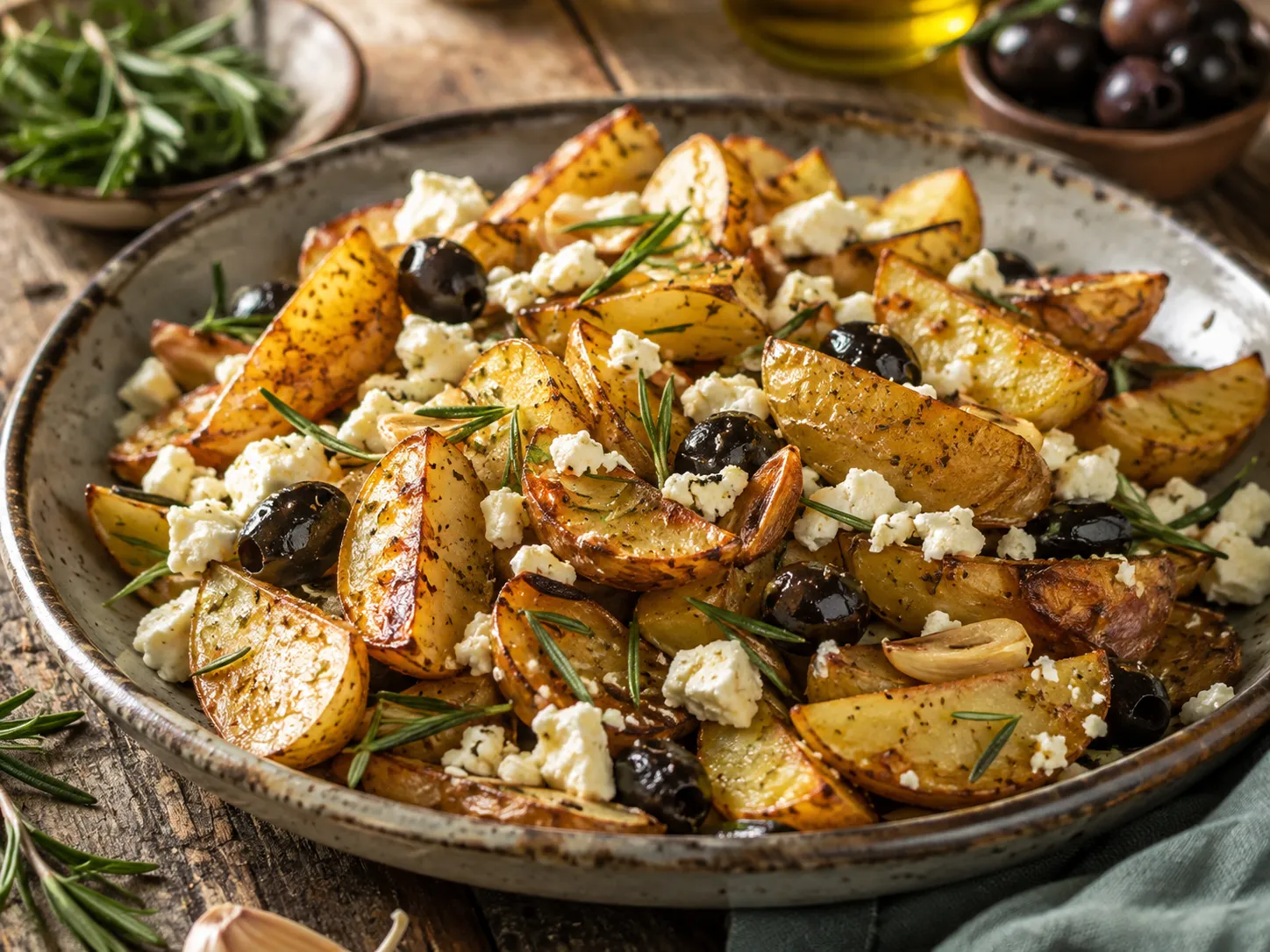 Rosmarin-Kartoffel mit Feta
