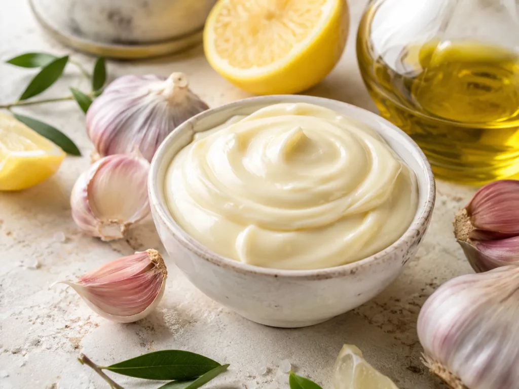 Aioli Knoblauch Creme