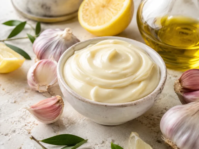 Aioli Knoblauch Creme