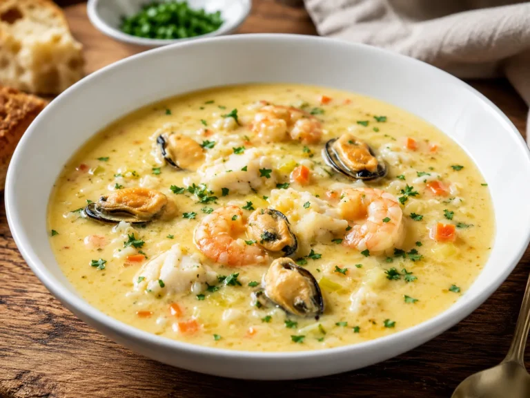 Fischcremesuppe – Rezeptfoto im Club der Hobbyköche.