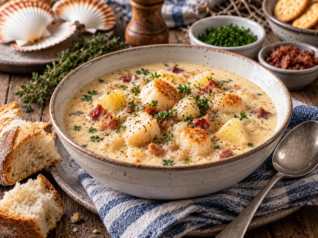 Neuengland Muschelsuppe