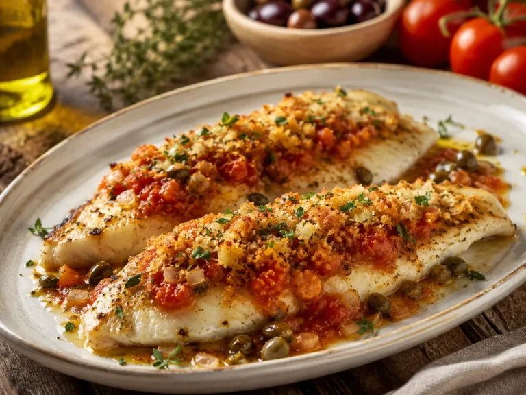 Rezeptfoto: Zanderfilets provenzalische Art.