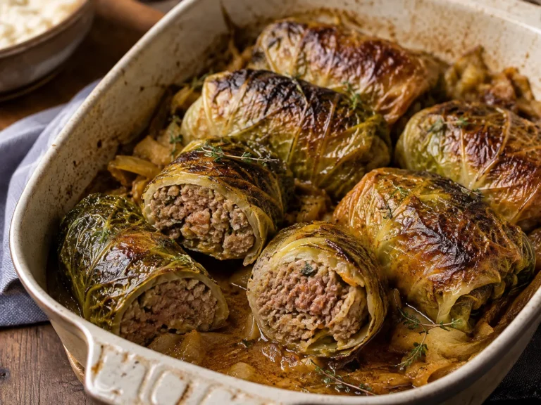 Gefuellte kohlroulade – Rezeptfoto im Club der Hobbyköche.