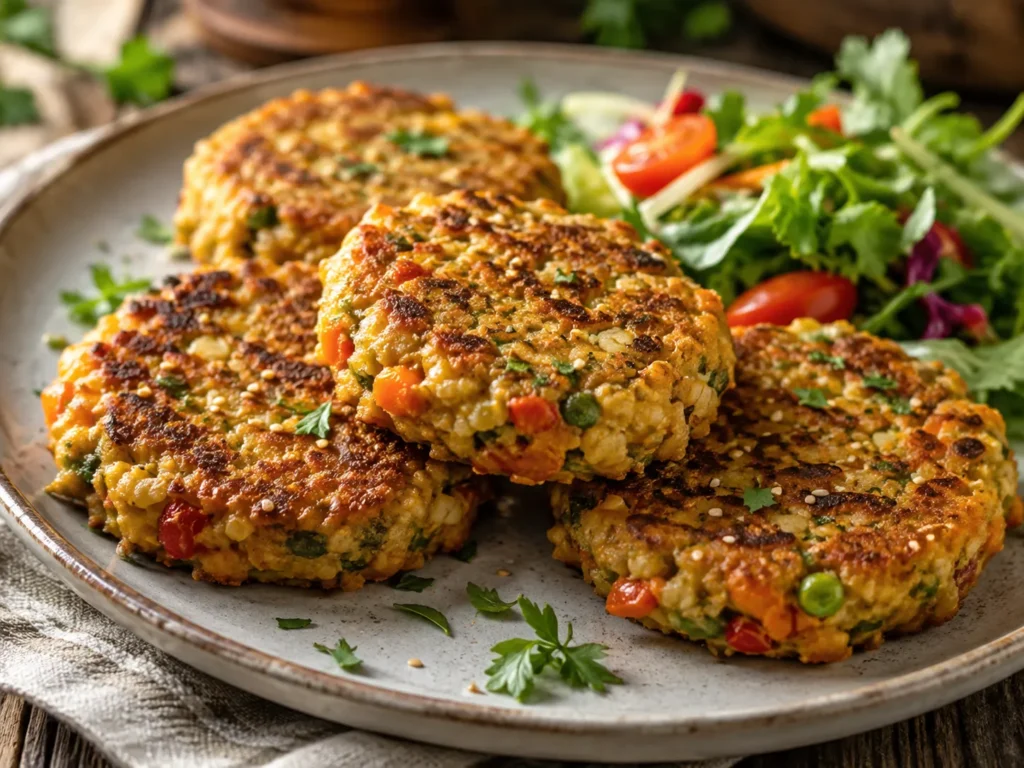 Gemuesesteaks – Rezeptfoto im Club der Hobbyköche.