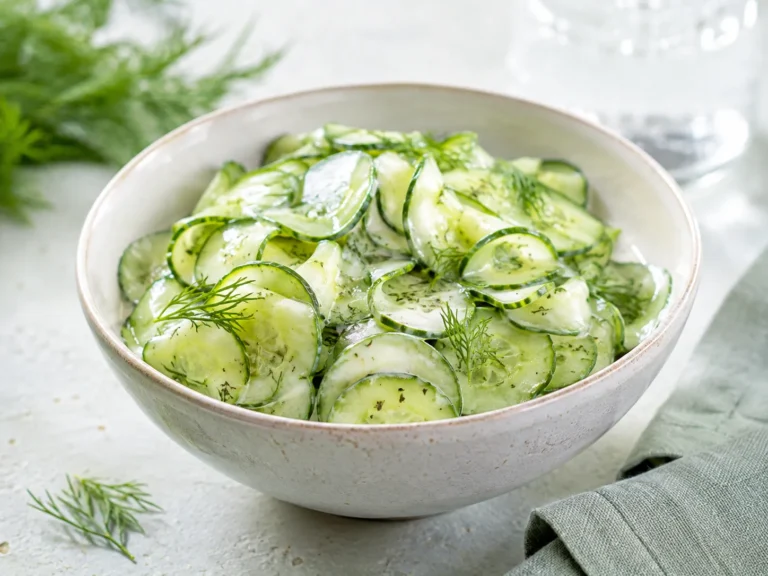 Gurkensalat – Rezeptfoto im Club der Hobbyköche.