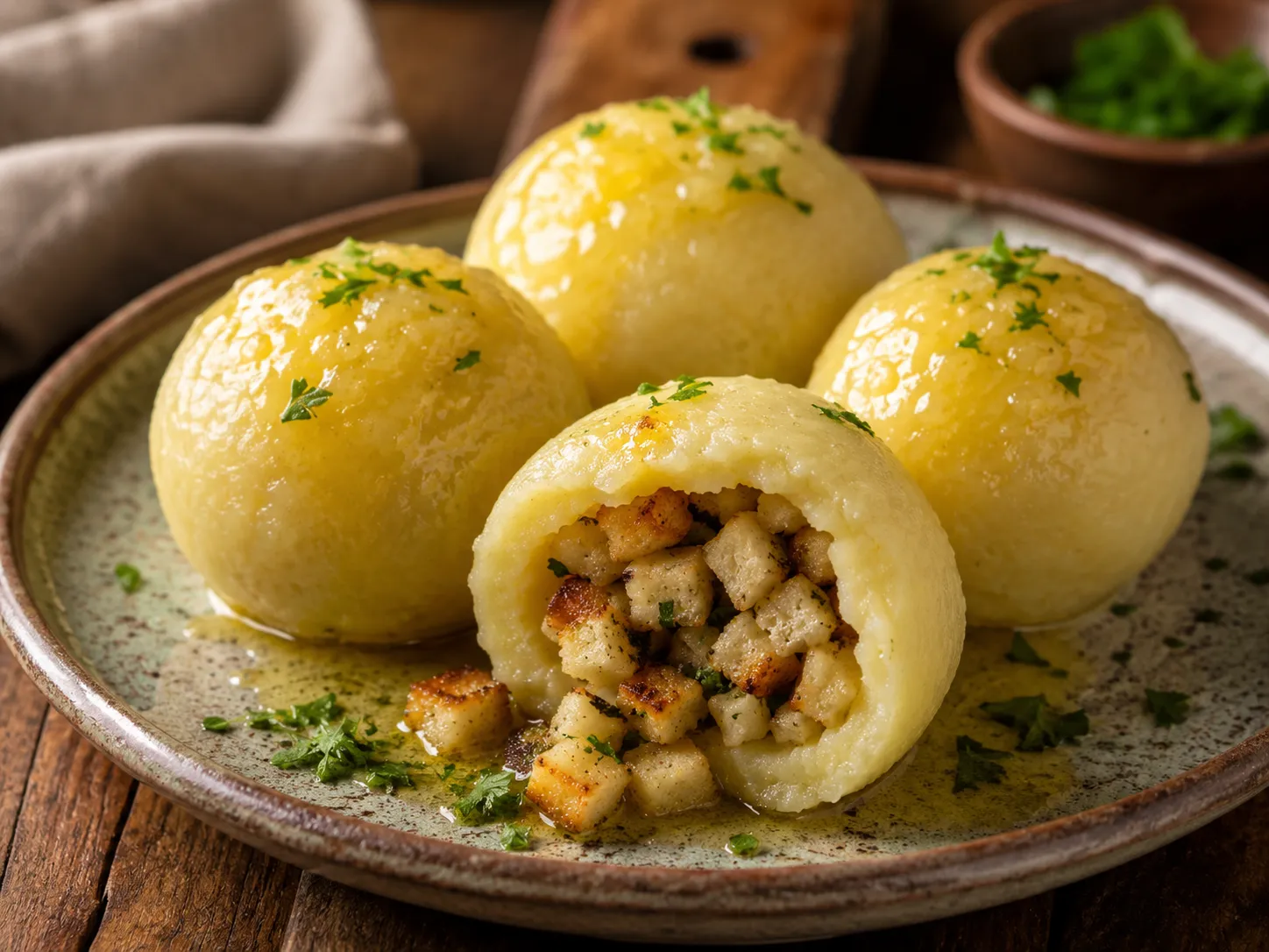 kartoffelknoedel gekochte kartoffeln.