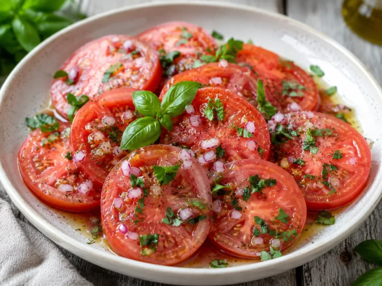 Rezeptfoto: tomatensalat.